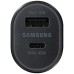 Samsung Auto punjač sa type C kabelom, brzi, USB-A, USB-C, 45W+15W - EP-L5300XB