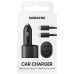 Samsung Auto punjač sa type C kabelom, brzi, USB-A, USB-C, 45W+15W - EP-L5300XB