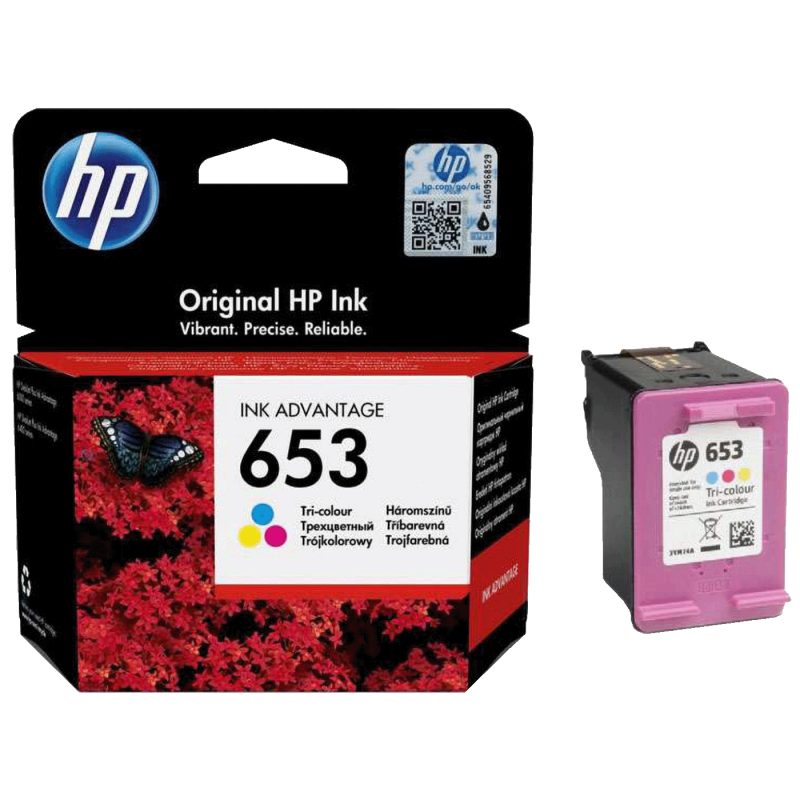 HP Tinta 653, (3YM74AE), color - HP653; 3YM74AE