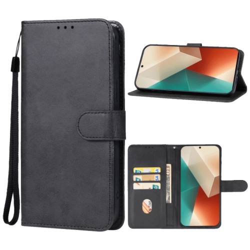 NN-Su Futrola preklopna za Redmi Note 13, koža, crna - Redmi Note 13 5G Phone Case(Black)