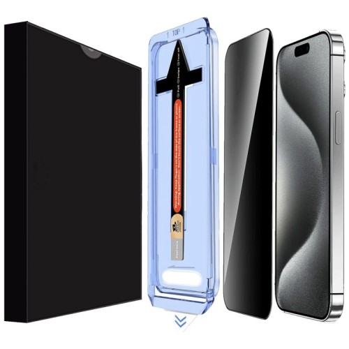 NN-Su Zaštitno staklo za zaštitu privatnosti za iPhone 15 Pro - iPhone 15 Pro Privacy Temp. Glass