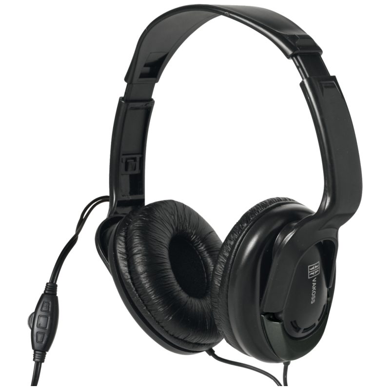 SAL Slušalice, stereo, 3,5mm, okretljivi zvučnici, crne - HPH 7