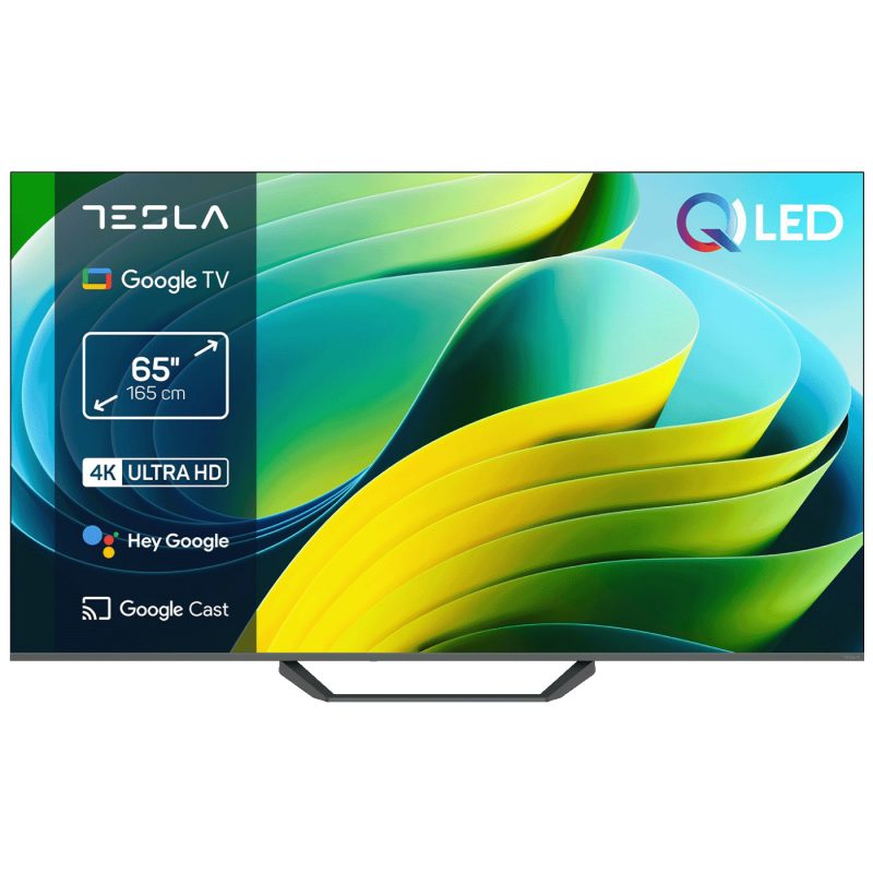 Tesla Televizor Smart QLED 4K UltraHD 65", Series 6, Google TV - Q65E655GUS