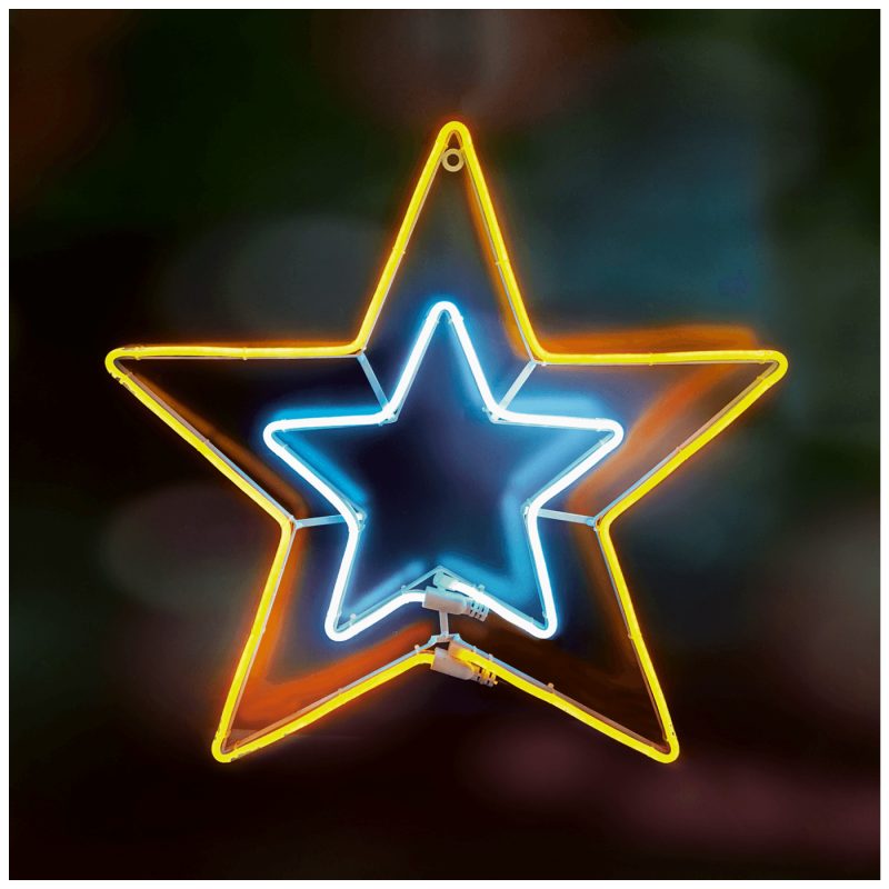 home Dekorativna rasvjeta, LED neonska figura, zvijezda - NEON 3