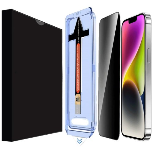 NN-Su Zaštitno staklo za zaštitu privatnosti za iPhone 14 - iPhone 14 Privacy Tempered Glass