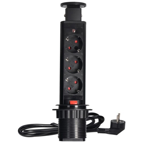 Orno Produžni kabel sa 3 x Schuko utičnice, ugradbena - OR-AE-1347(GS)/B