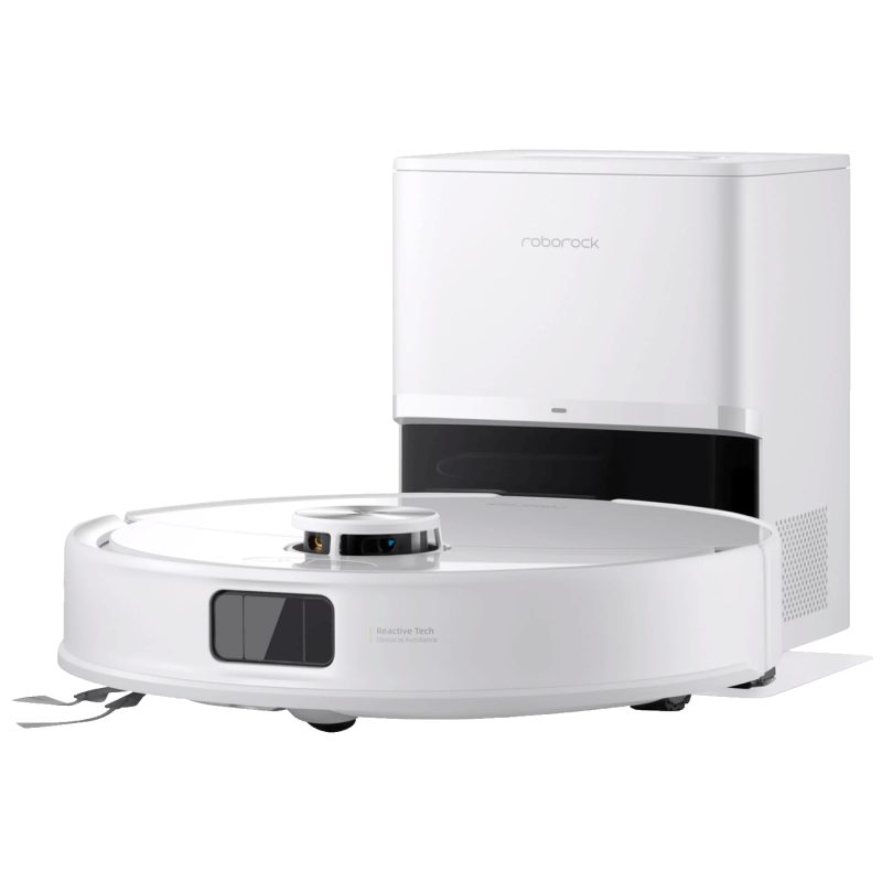 Roborock Robot usisavač sa stanicom za pražnjenje, 5200mAh, 10.000 Pa - Q10 VF+ White