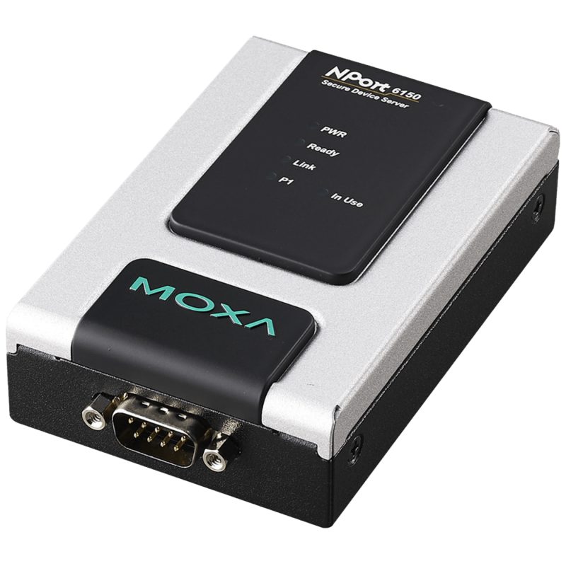 Moxa Terminal server, RS-232/422/485, RJ-45 Ethernet - JAB MOXA NPort 6150