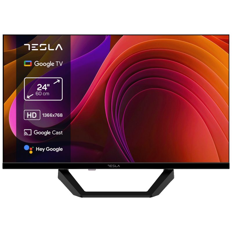Tesla Televizor Smart LED HD 24", Series 6, Google TV - 24E655BHS