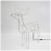 home Dekorativna rasvjeta, LED 3D figura, jelen - ROPE 1