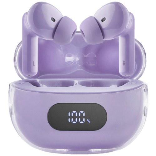 Intenso Slušalice bežične sa kutijicom za punjenje, ANC, Bluetooth - Buds Plus T310AE Purple