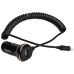 hoco. Auto punjač sa micro USB kabl, USB, 5 V/3.4 A, crna - Z14 single, micro USB, BK