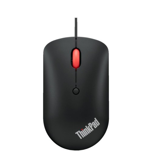 Lenovo Miš optički, 2400 dpi, USB-C/USB-A - ThinkPad USB-C Wired Compact Mouse