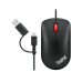 Lenovo Miš optički, 2400 dpi, USB-C/USB-A - ThinkPad USB-C Wired Compact Mouse