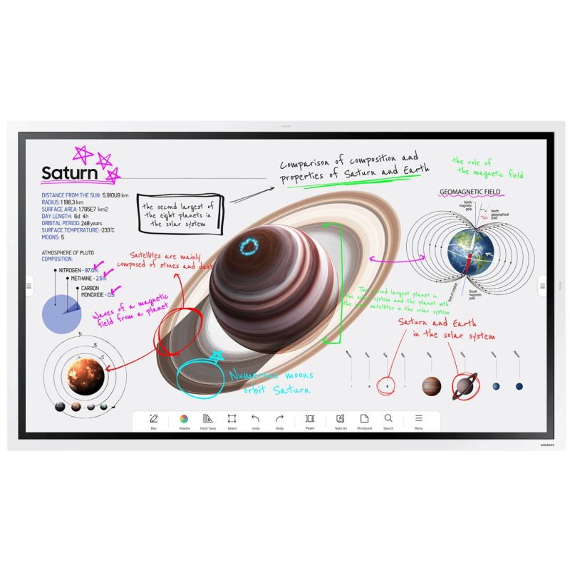 Samsung Interaktivni display, smart, 55", 4K, Flip Pro WM55B - LH55WMBWBGCXEN