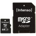 Intenso Micro SD Kartica 64GB Class 10 sa adapterom - SDXCmicro+ad-64GB/Class10