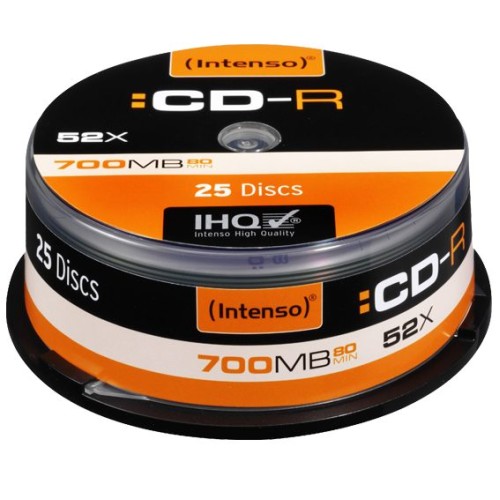 Intenso CD-R 700MB (80 min.) pak. 25 komada Cake Box - CD-R700MB/25Cake