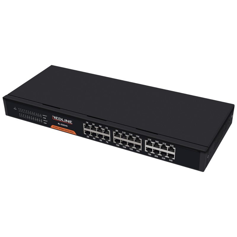 REDLINE 24-portni mrežni switch, 10/100/1000Mbps - RL-S2024G