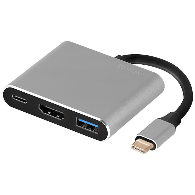 Tracer Adapter USB type C na HDMI, USB3.1, USB type C - ADAPTER A-1