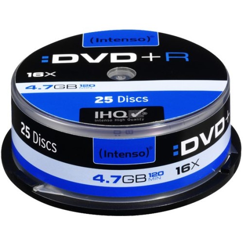 Intenso DVD+R 4,7GB pak. 25 komada Cake Box - DVD+R4,7GB/25Cake