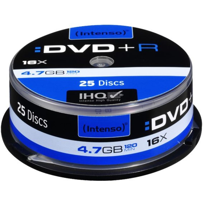 Intenso DVD+R 4,7GB pak. 25 komada Cake Box - DVD+R4,7GB/25Cake