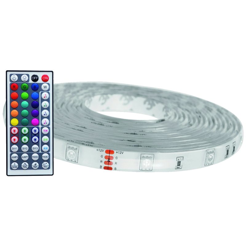 Avide LED traka sa daljinskim upravljačem,RGB,22W,12V,10 met.,WiFi - ALSB5050RGBTUYA44-10M