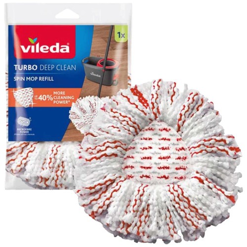 Vileda Zamjenska krpa za čišćenje poda, mikrofiber - Spin Mop Refill 3in1 Microfiber