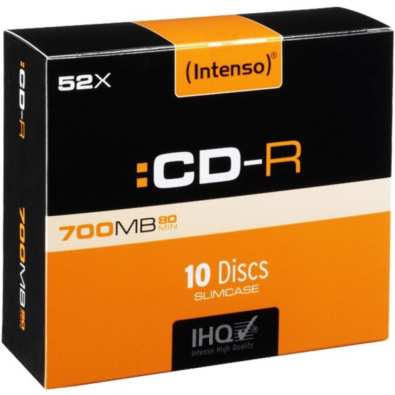 Intenso CD-R 700MB (80 min.) pak. 10 komada Slim Case - CD-R700MB/10Slim