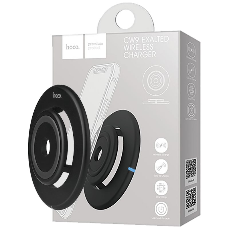 hoco. Punjač bežični, univerzalni, za smartphone, 5 W - CW9 Exalted Wireless charger