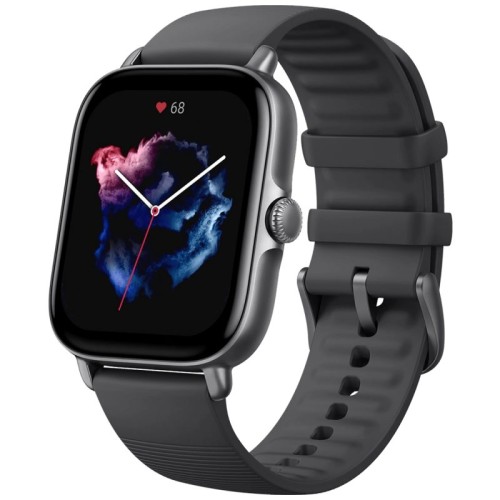 Amazfit Pametni sat, 1.75" AMOLED, vodootporan 5ATM, BT - GTS 3 Graphite Black