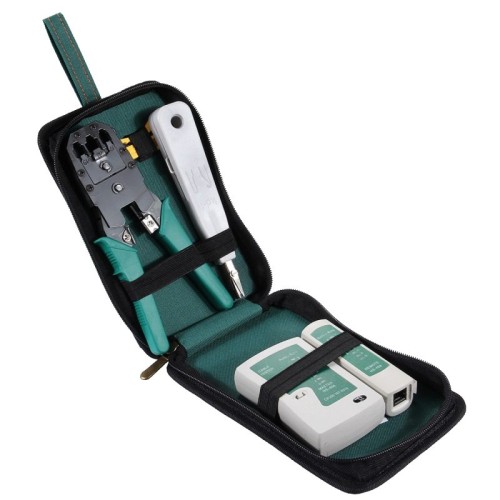 NN-Su Alat za motažu LAN i telefonskih konektora, set - 5in1 RJ45/RJ11/Cat5/Cat6 Tools