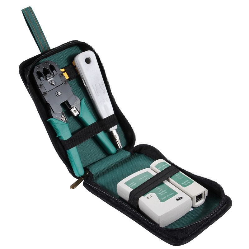 NN-Su Alat za motažu LAN i telefonskih konektora, set - 5in1 RJ45/RJ11/Cat5/Cat6 Tools