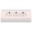 Orno Produžni kabel sa 3 x Schuko utičnice, ugradbena - OR-GM-9001/W-G(GS)