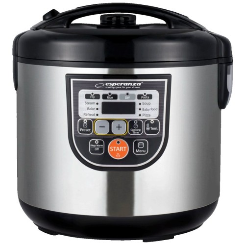 Esperanza Višenamjenski ekspres lonac, Multicooker, 860W, 5 lit. - EKG011