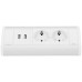 Orno Produžni kabel sa 2 x Schuko utičnice, 2 x USB, ugradbena - OR-GM-9003/W-G(GS)