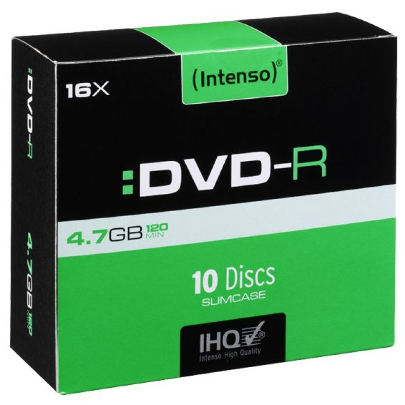 Intenso DVD-R 4,7GB pak. 10 komada Slim Case - DVD-R4,7GB/10Slim