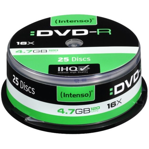 Intenso DVD-R 4,7GB pak. 25 komada Cake Box - DVD-R4,7GB/25Cake