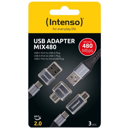 Intenso Adapter set, USB A/C, USB C/A i USB C/micro USB, 3 kom. pak. - Mix480 3 pcs