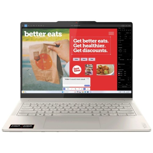 Lenovo Laptop 14", AMD Ryzen AI 5 340, 16GB, SSD 512 GB, Win11 Home - Yoga 7 14AKP10; 83JR0002US