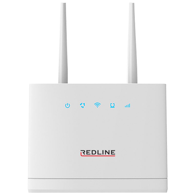 REDLINE Wireless N Router, 4G LTE, 2 port, 300 Mbps, 2 x MiMO antena - LTE-12