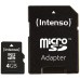 Intenso Micro SD Kartica 4GB Class 10 (SDHC & SDXC) sa adapterom - SDHCmicro+ad-4GB/Class10