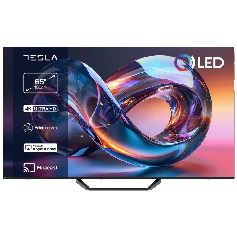 Tesla Televizor Smart QLED 4K UltraHD 65", Series 6, VIDAA OS - Q65E663BUV