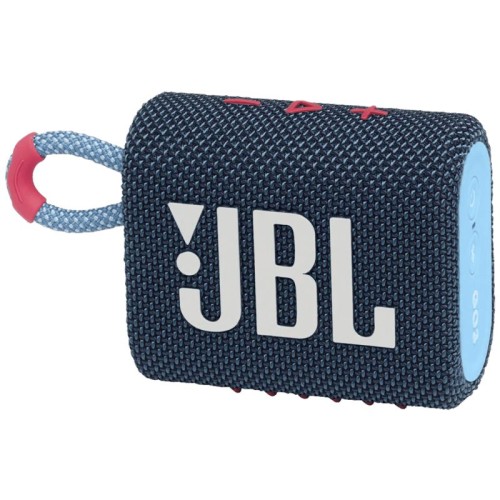 JBL Zvučnik bežični, GO 3, Bluetooth, IP67, Blue/Pink - GO 3 Bluetooth Speaker Blue/pink