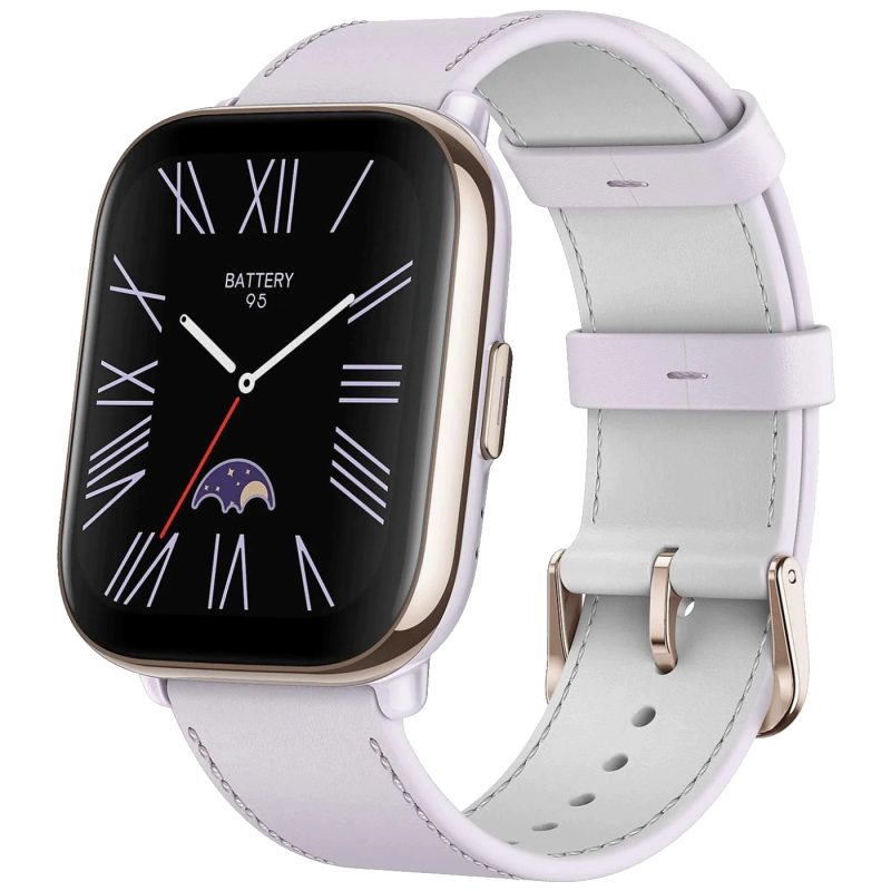 Amazfit Pametni sat, 1.75" AMOLED, vodootporan 5ATM, BT, GPS - Active - Lavender Purple