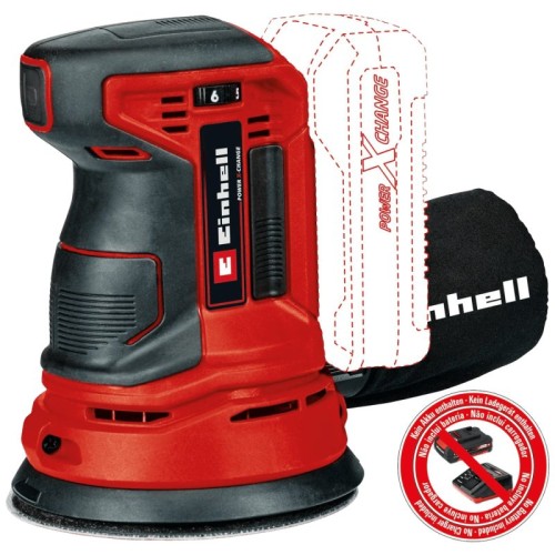 Einhell Aku ekscentrična brusilica, bez baterije - PXC Aku TE-RS 18 Li - Solo