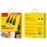 hoco. USB kabl, 3in1, microUSB, type C, Lightning, 1.2 met., 2 A - X21 Silicone 3in1, Black/Red
