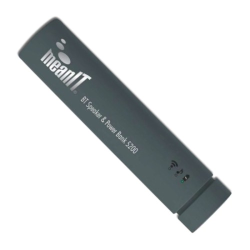 MeanIT Punjač prijenosni za mobitele + BT zvučnik, 5200mAh - PPS6