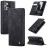 CaseMe Futrola preklopna za iPhone 15 Pro, koža, crna - Flip Leat. Phone Case iPhone 15 Pro