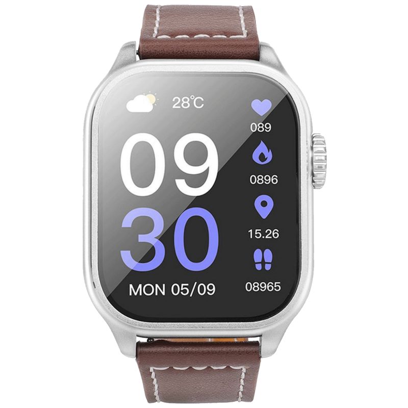 hoco. Pametni sat, 2.03" zaslon, Bluetooth, IP67 - Y17 Silver