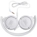 JBL Slušalice sa mikrofonom, headset, 3.5mm, sklopive - Tune 500 White